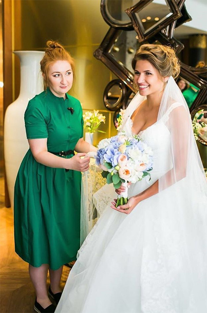 Celebration továbbra Julia Topolnitsky megjelent új képeket az esküvő, pletyka