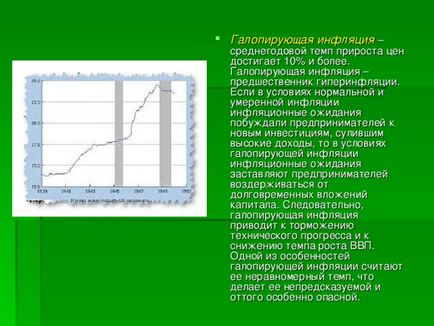 Előadás a gazdaság a témában - az infláció és annak típusai - Egyéb előadások