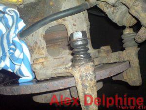 Javítás hátsó tárcsafékkengyel Volkswagen Passat b3 (caliper) Javítás hátsó tárcsafékkengyel Volkswagen Passat B3