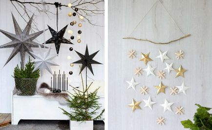 Karácsonyi csillag a saját kezével 5 ötletek karácsonyra kézműves