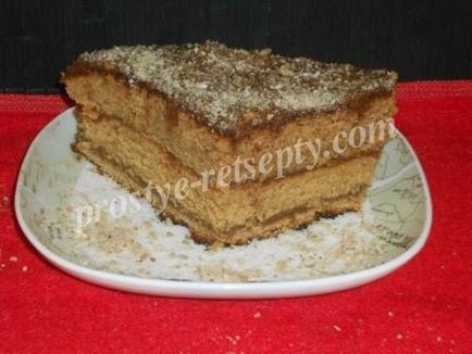 A legegyszerűbb torta gyorsétterem otthon recept fényképpel (sütemény) A legegyszerűbb torta gyorsétterem otthon recept egy fotó
