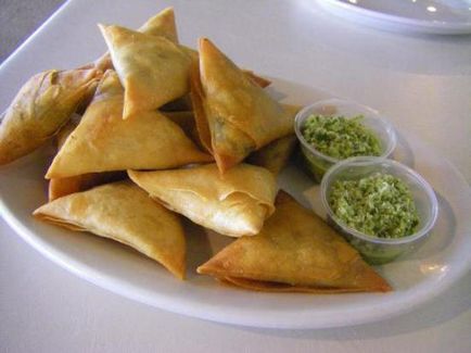 Somsa hús (hús somsa burgonya) Samsa hússal