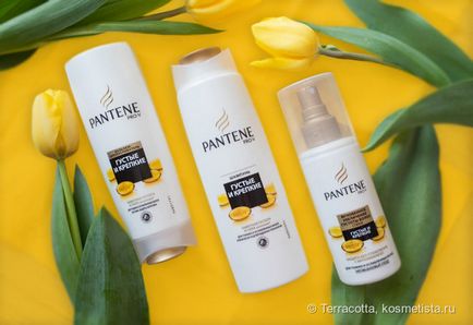 Sorozat Pantene pro-v vastag és erős haj vélemények