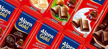 Csokoládé Alpen Gold (Alpen arany) öröm a édesszájú (arany) Csokoládé Alpen Gold (Alpen arany) öröm az édesszájú