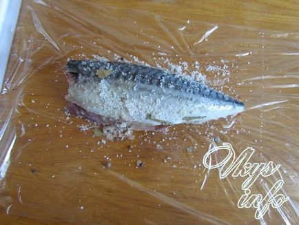 Makréla száraz sózás otthon recept egy fotó