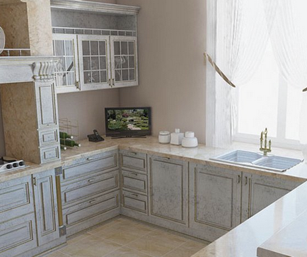 Stílusos konyha (modern stílus) elegáns konyha