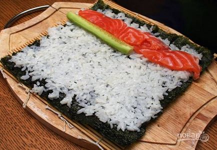 Sushi - maki tekercs - lépésről lépésre recept fotó (lépésről lépésre receptek) Sushi - maki tekercs - lépésről lépésre recept fotók