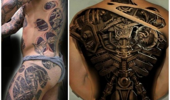 Tattoo biomehanika- funkciókat, vázlatokat, biomechanikai tetoválás
