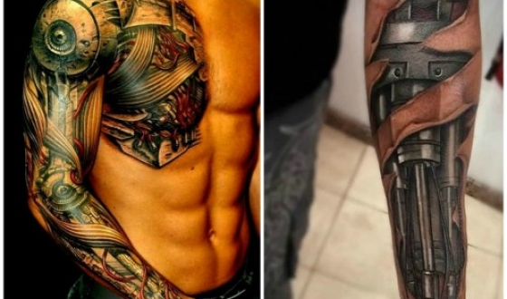 Tattoo biomehanika- funkciókat, vázlatokat, biomechanikai tetoválás