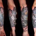 Tattoo a stílus biomechanikájának 60 legjobb fotók és vázlatok