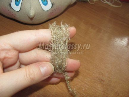 Textil baba saját kezűleg