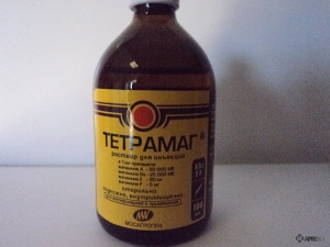 Tetramag (vitaminok) az állatoknak, vélemények a kábítószer-használat az állatok az állatorvosok és a