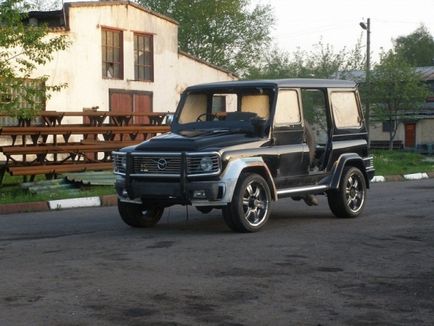 Hangolás UAZ Hunter alatt Gelendvagen (szakasz) Tuning UAZ Hunter alatt Gelendvagen