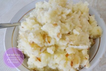 Ukrán galuska burgonyával - recept vacsora