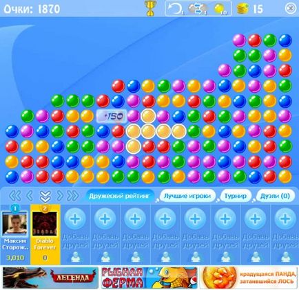 Egy addiktív puzzle játék - buborékok VKontakte