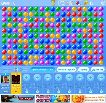 Egy addiktív puzzle játék - buborékok VKontakte