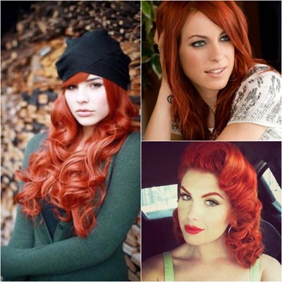 Kiválasztása árnyalatú vörös haj 50 ötletet fotókkal