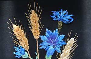 Hímzés szalagok mák és egyéb vadvirágok (fotó)