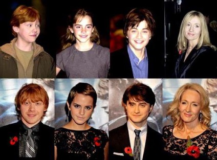 Színészek Harry Potter Akkor és Most (fotó) (akkor még) Színészek Harry Potter Akkor és Most (fotó)