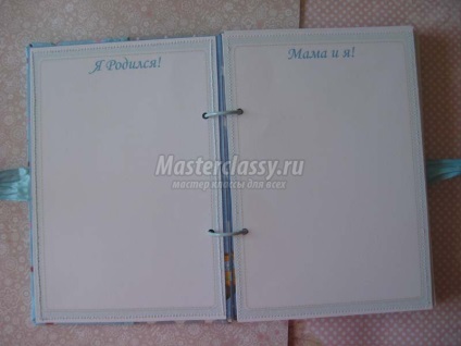 Album a fiú az első életévben (scrapbooking album fiú) Album a fiú az első életévben