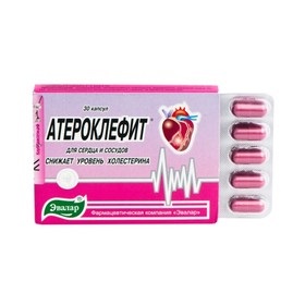 Ateroklefit - használati utasítást, jelzések és ellenjavallatok, mellékhatások, és a készítmény (alkalmazás) Ateroklefit - használati utasítást, jelzések és ellenjavallatok, összetétele és mellékhatások