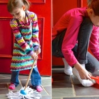 Baby - folyóirat - ötleteket, hogyan kell csinálni a takarítást szórakoztató gyerekeknek