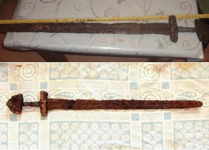 Damaszkusz kard értékes fegyver a harcosok az ősi Oroszország
