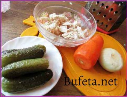 Saláta Obzhorka klasszikus recept fényképpel (klasszikus) Saláta Obzhorka klasszikus recept egy fotó