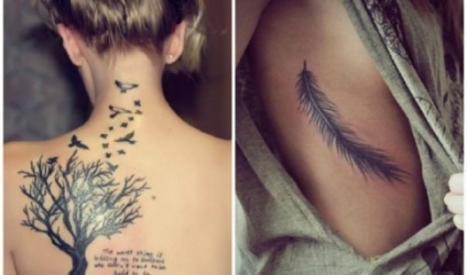 Fekete tatu- féle fekete tetoválás, helyek a test tetoválás