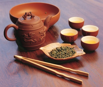 Mi tea, „oolong tea” (türkiz tea), és hogyan kell főzni teát ég