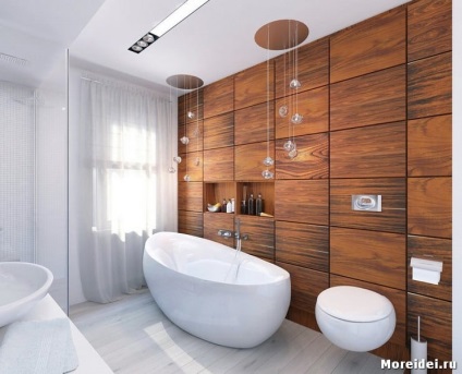 Fürdőszoba Design fali alapelveit (a szoba) Fürdőszoba tervezés fal alapjait