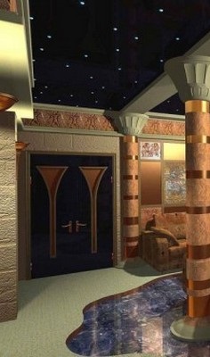 Egyiptomi stílus a belső, Domfront (style) Egyiptomi stílus a belső, Domfront