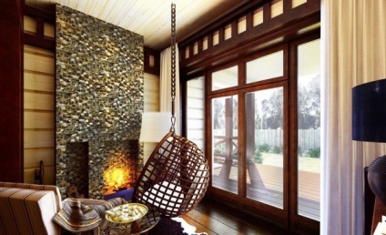 Él az országban - a belső kialakítás a szoba (belső) Él az országban - szoba Interior Design