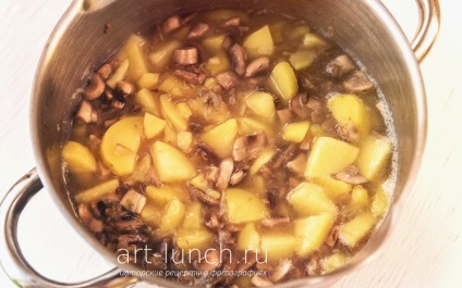 Tejszínes gombaleves - lépésről lépésre recept fotók (recept) Tejszínes gombaleves - lépésről lépésre recept fotók