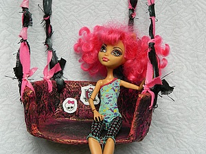 Swing babák Monster High - Fair Masters - kézzel készített, kézzel készített