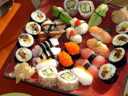 Hogyan lehet megérteni a sushi bárban menü