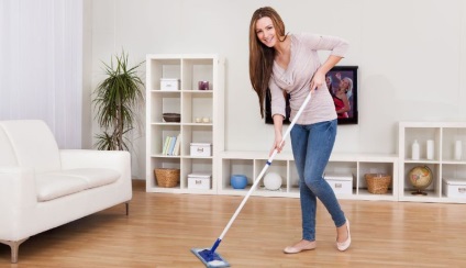 Hogyan törődik laminált padló, hogyan kell otthon egy lakásban