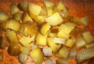 Káposzta pörkölt gombával és savanyúsággal (gombák) Káposzta pörkölt gombával és savanyúsággal