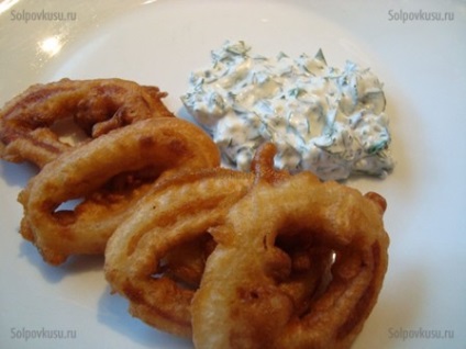 tintahal gyűrűk tésztában (SQUID) tintahal gyűrűk tésztában
