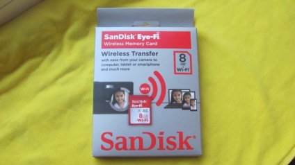 Számítógépek - Hardver memória SanDisk Eye-Fi Wi-Fi (SDHC) 8 GB instant vezeték