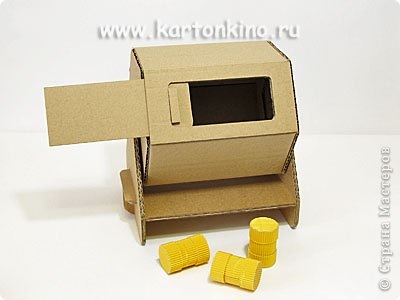 Lottó dob kartonból, az ország mesterek (ragasztó) Lottó dob kartonból, ország művészek