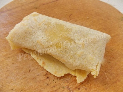 Mexikói burrito babbal és a csirke (bab) Mexikói burrito babbal és csirke