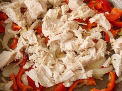 Mexikói burrito babbal és a csirke (mexikói) Mexikói burrito babbal és csirke