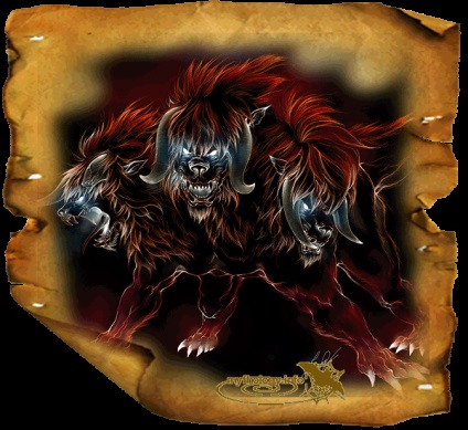 Mitológiai enciklopédia bestiary Cerberus, Cerberus - a görög mitológia