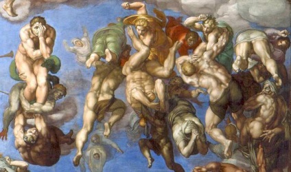Michelangelo munkája és életrajz (a mennyezeten a Sixtus-kápolna) Michelangelo munkája és életrajz