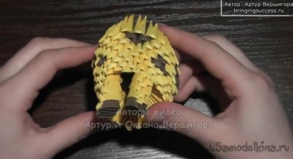 Moduláris origami zsiráf