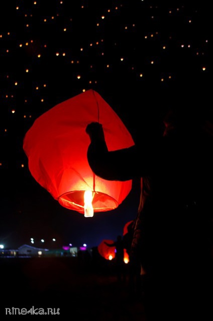 Ég lámpák Thaiföldön -, mint egy kezdő, egy fénykép Lantern Phuket Guide