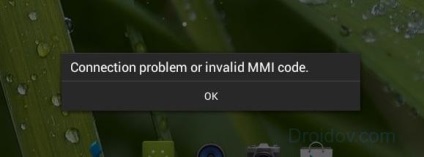 Kapcsolódási probléma vagy érvénytelen MMI-kód - mit kell tenni