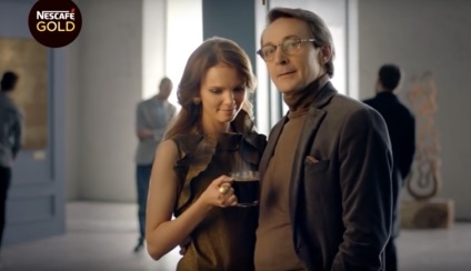 Az új reklámkampány Nescafé Gold (Nescafé) Az új reklámkampány Nescafé gold