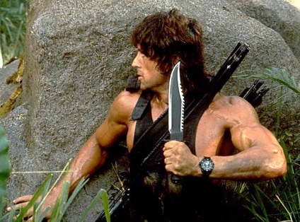 Túlélési kés Rambo First Blood Part II